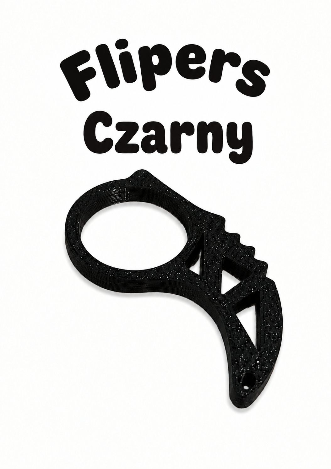 Flipers | Czarny